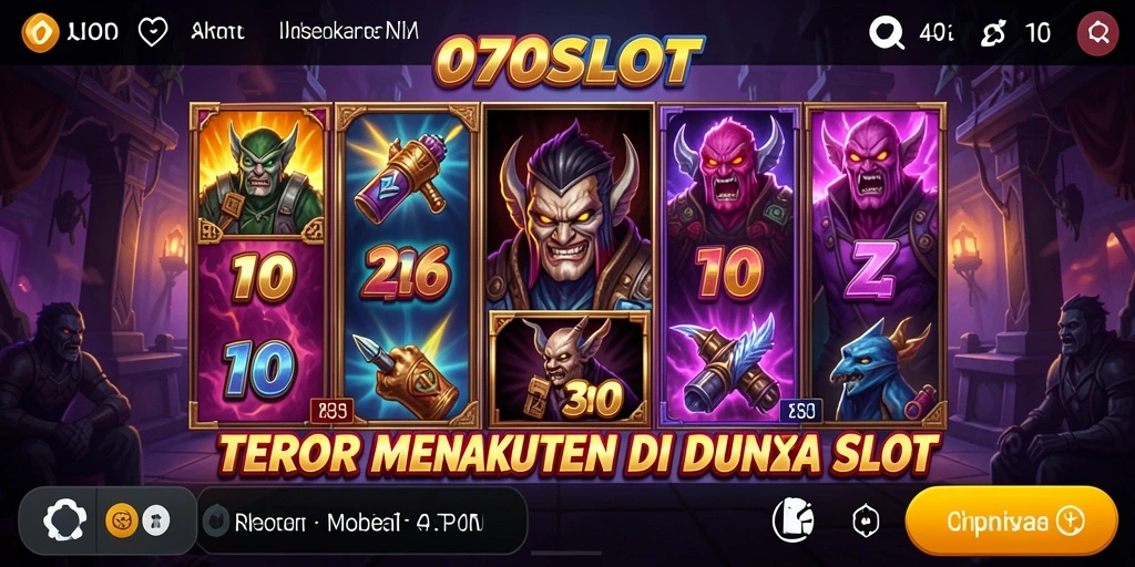 Screenshot gameplay <strong>070SLOT</strong> menampilkan ketegangan dan suasana horor yang mendalam.