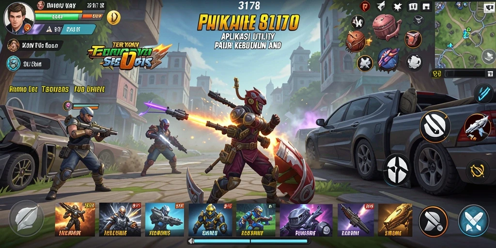 Tampilan antarmuka aplikasi Utility yang modern dan user-friendly.