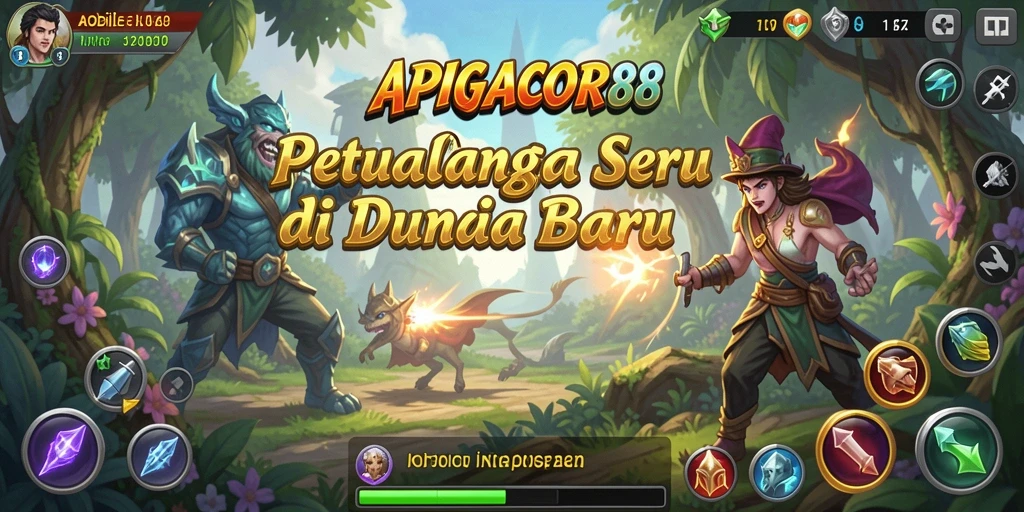 Tampilan gameplay menarik dari APIGACOR88 yang penuh aksi.