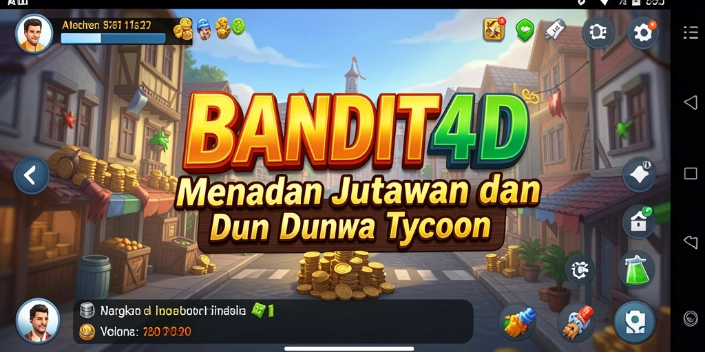 Tangkapan layar menunjukkan keseruan gameplay Tycoon BANDIT4D.