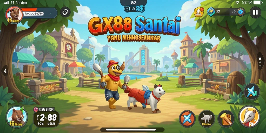 Tampilan gameplay GX88 yang menarik dan menyenangkan.