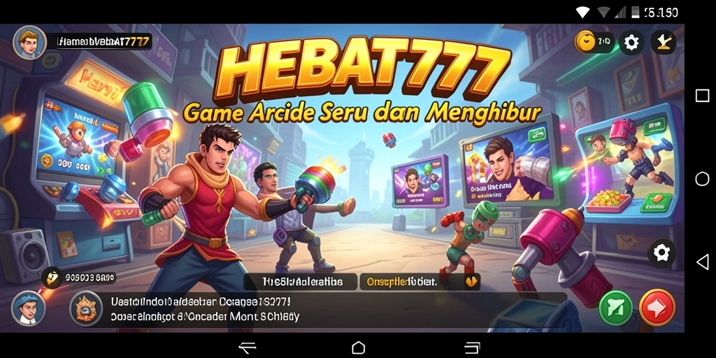 Tampilan gameplay HEBAT777 yang seru dan penuh warna.