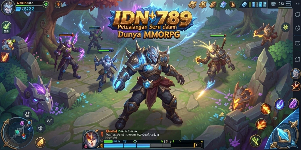 Tampilan gameplay seru dari <strong>IDN789</strong> dengan pertarungan epik di dunia MMORPG.