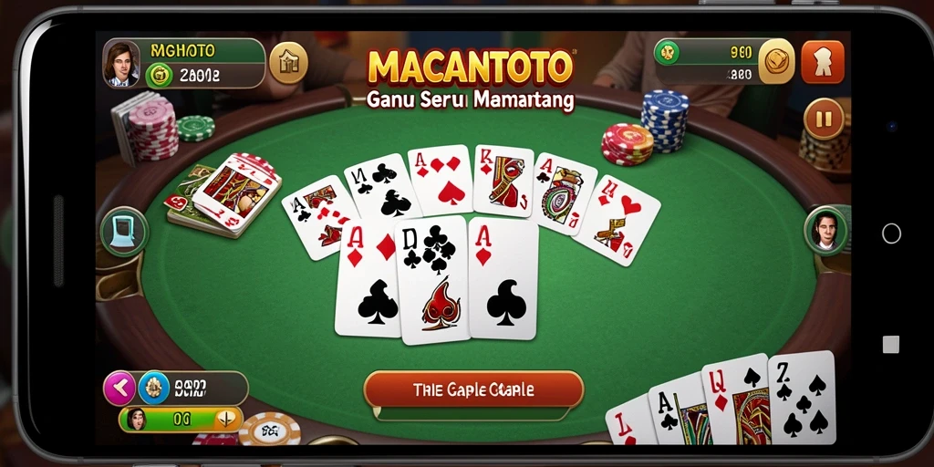 Screenshot gameplay MACANTOTO saat seru bermain Gaple.