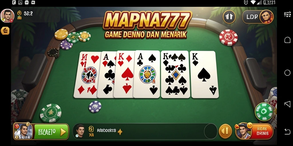 Tampilan gameplay Domino yang seru dan menyenangkan.