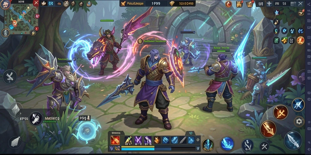 Tangkapan layar menarik dari gameplay MMORPG RP99 yang penuh aksi.