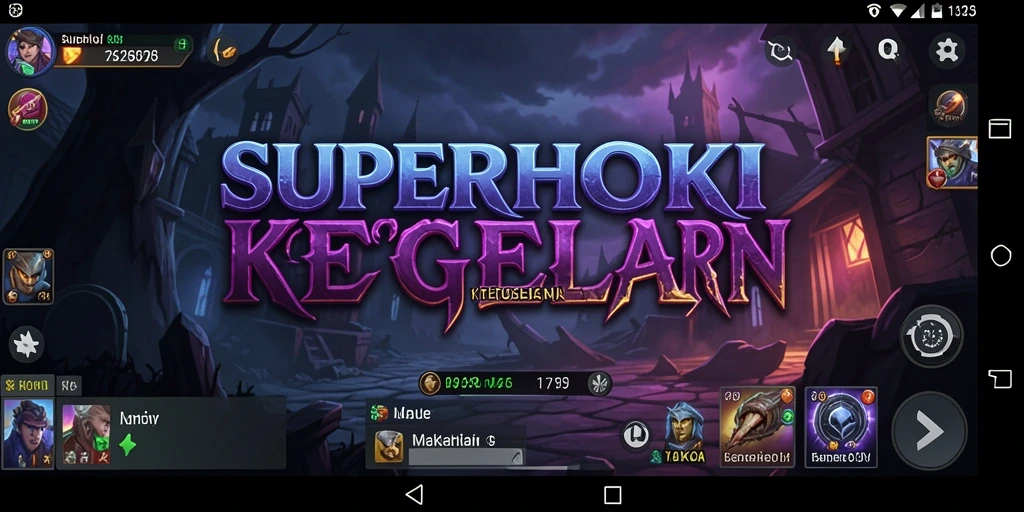 Tangkapan layar SUPERHOKI menampilkan momen mencekam di dalam permainan.